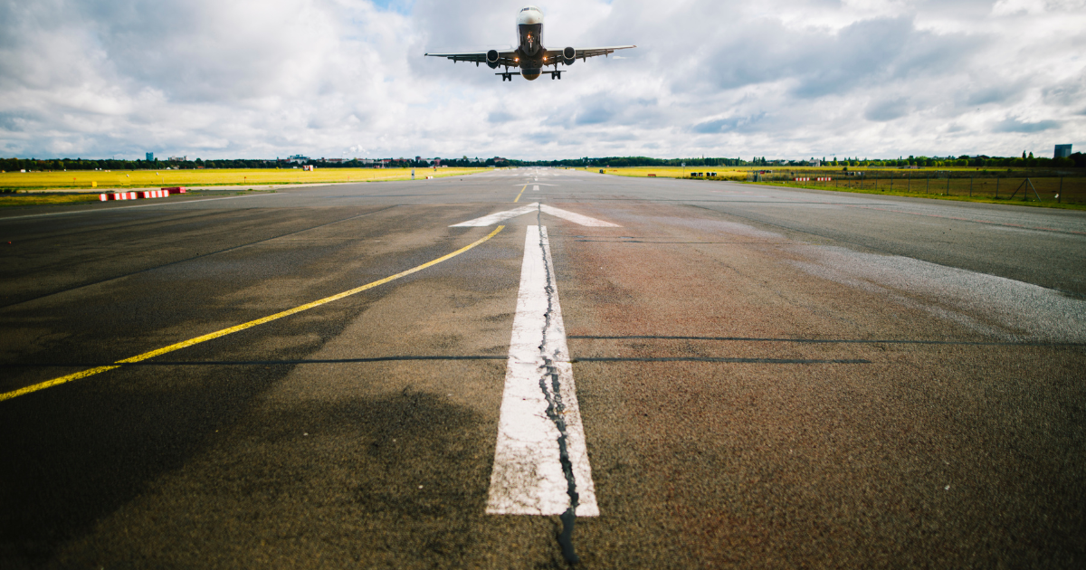 An airplane taking off to illustrate Career Coaching: Bridging Where You are with Where You Want to Go!